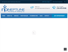 Tablet Screenshot of neptuneplumbing.net